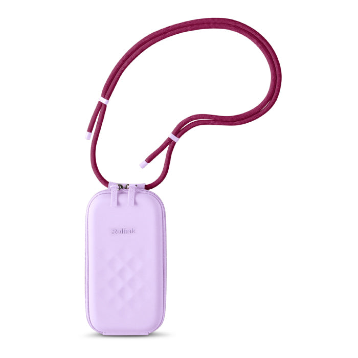 スマホショルダー ハードケース おしゃれ Rollink ローリンク スマホポーチ フォンケース 耐衝撃 軽量 150g 斜めがけ ポーチ レディース メンズ 縦型 ストラップ 防水 財布 カード 鍵 小銭 小物 収納 ケース ミニバッグ 丈夫 旅行 街歩き ギフト プレゼント 【選べる特典付】
