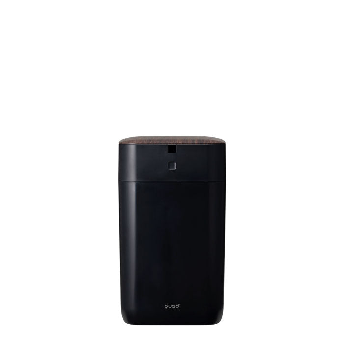 QUADS 全自動スマートゴミ箱 15L/30L センサー開閉 充電式 UV除菌 木目調 人感センサー搭載 ELBIN エルビン 自動開閉ゴミ箱 大容量 自動袋交換 ゴミ袋リフィル対応 防滴 ダストボックス 音声ガイド コードレス キッチン リビング 寝室 おしゃれ