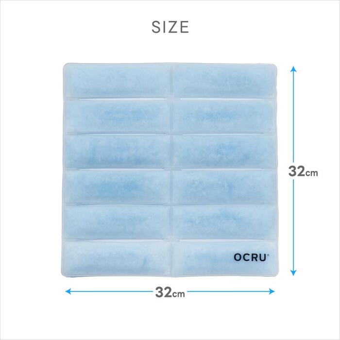 OCRU ICE MAT 保冷剤 アイスマット 座布団 マット 熱中症対策 冷たい 氷 暑さ 冷え アウトドア イベント スポーツ 繰り返し使える ひんやり 熱対策 冷感 保冷 熱中症対策 クール アイスパック コンパクト 保冷材 お弁当 アウトドア キャンプ