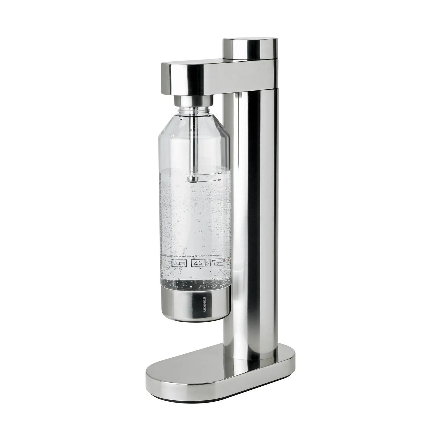 Stelton 炭酸水サーバー 薄型 スリム 炭酸注入 炭酸水メーカー 卓上 おしゃれ 専用ボトル付き 小型 コンパクト オフィス用 ドリンクメイト対応 ガスシリンダー別売 スタイリッシュ 北欧 ソーダメーカー キッチン用品 家庭用 プレゼント ギフト