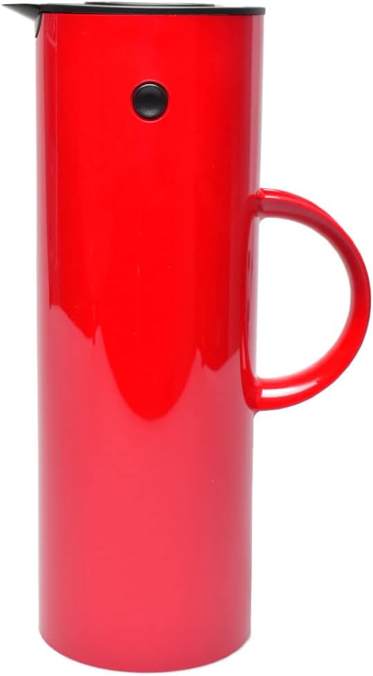 Stelton 魔法瓶 ポット おしゃれ EM77 バキュームジャグ 1L 850ml 保冷 保温 ガラス 二重構造 キッチン用品 卓上 水差し ボトル 珈琲 コーヒー 紅茶 お茶 お湯 白湯 オフィス デスクワーク 北欧 雑貨 テイスト シンプル 清潔 かわいい ステルトン