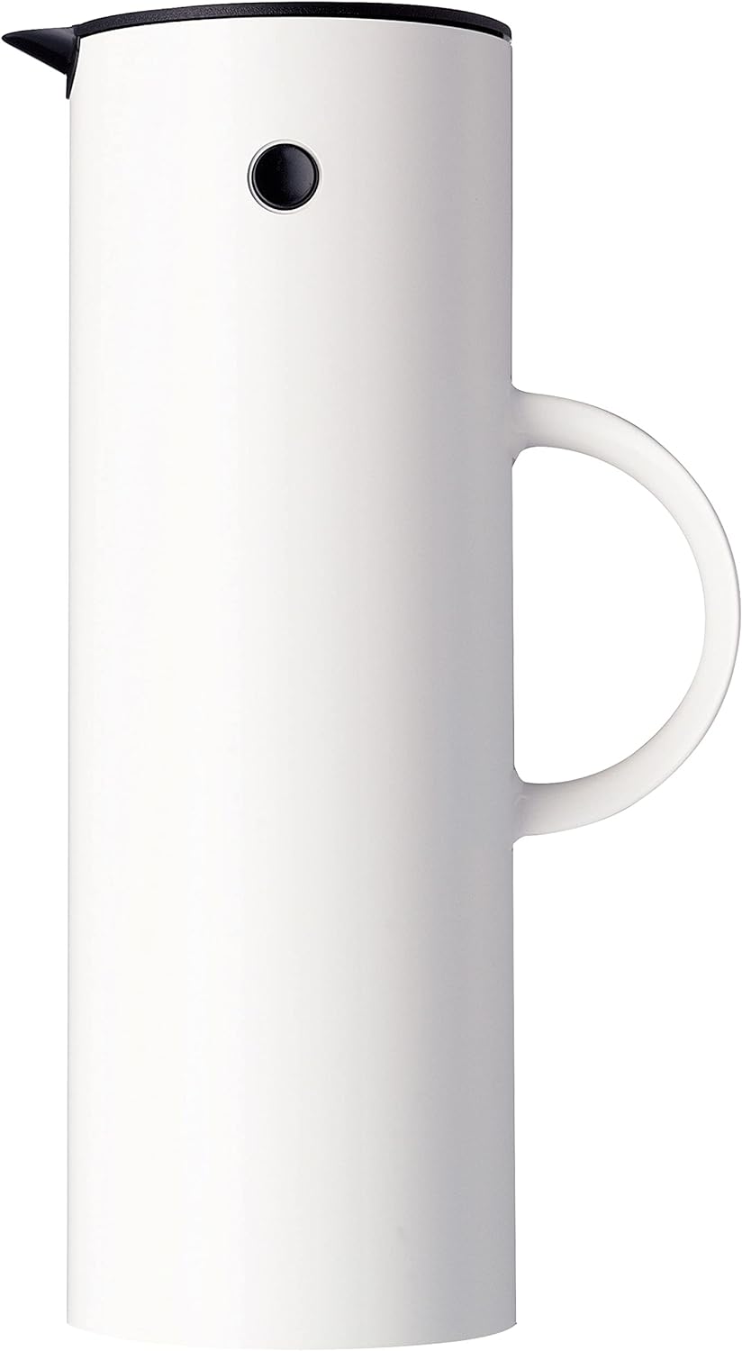 Stelton 魔法瓶 ポット おしゃれ EM77 バキュームジャグ 1L 850ml 保冷 保温 ガラス 二重構造 キッチン用品 卓上 水差し ボトル 珈琲 コーヒー 紅茶 お茶 お湯 白湯 オフィス デスクワーク 北欧 雑貨 テイスト シンプル 清潔 かわいい ステルトン