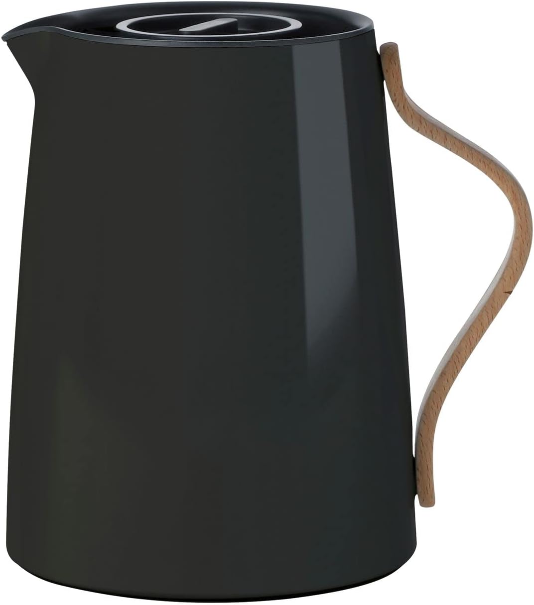 Stelton 魔法瓶 保温ポット おしゃれ 1L エマ バキュームジャグ ティー 保冷 保温 茶漉し付き 卓上ポット 水差し ボトル ステンレス 真空 木目 キッチン用品 珈琲 コーヒー 紅茶 お茶 お湯 白湯 オフィス 北欧 雑貨 シンプル かわいい ステルトン