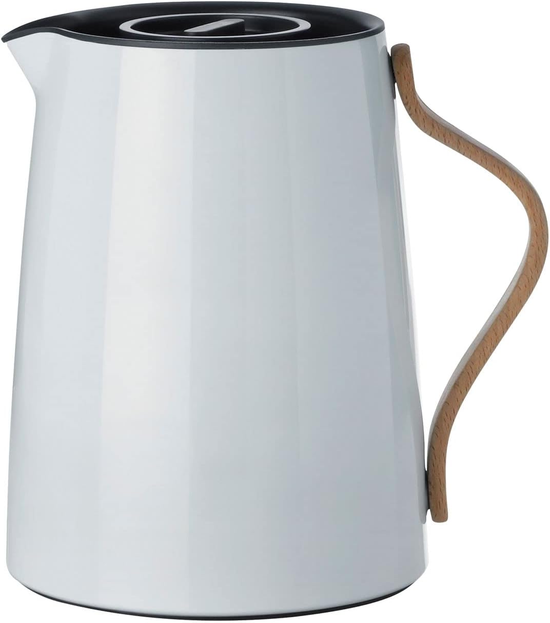 Stelton 魔法瓶 保温ポット おしゃれ 1L エマ バキュームジャグ ティー 保冷 保温 茶漉し付き 卓上ポット 水差し ボトル ステンレス 真空 木目 キッチン用品 珈琲 コーヒー 紅茶 お茶 お湯 白湯 オフィス 北欧 雑貨 シンプル かわいい ステルトン