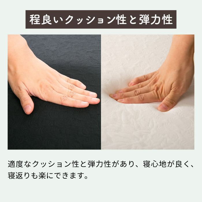 高反発マットレス シングル 折りたたみ式 厚さ4cm 洗えるカバー付 快適寝心地 通気性抜群 新生活 来客用