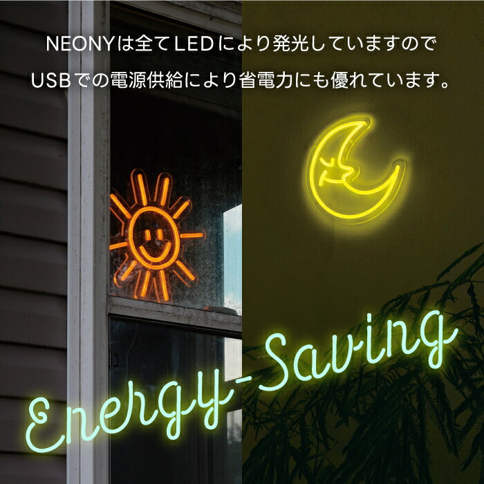 LEDネオンサインライト｜調光10段階・USB電源・韓国風インテリア✨