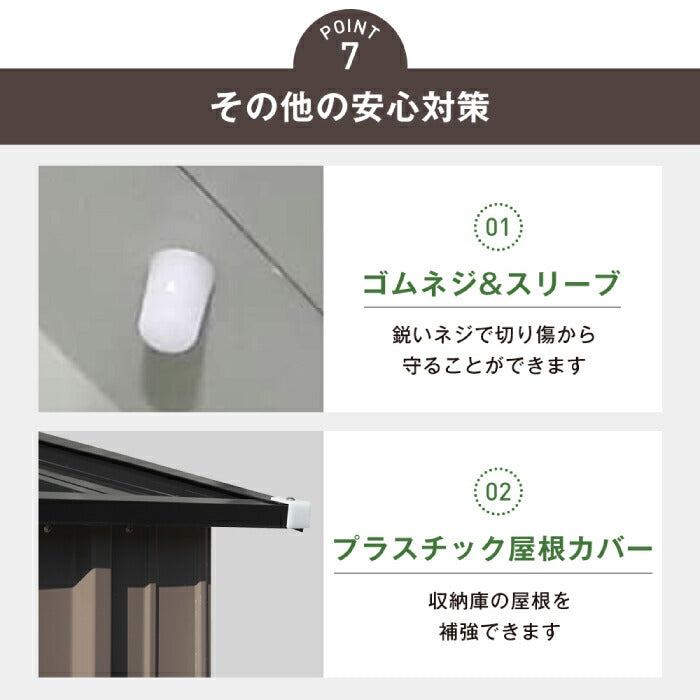 【楽天ランキング入賞】大容量1897Lのスチール製屋外物置。防水・防錆・鍵付きで安心収納。庭やベランダに最適な収納庫！