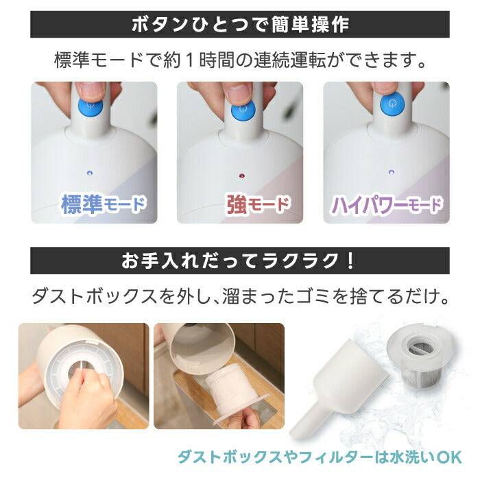 コードレス掃除機 ±0 スティック型 Y010 軽量1.3kg 充電式 スティッククリーナー ハンディクリーナー 強力吸引 コードレスクリーナー スタンド付き フィルター ブラシ付き お手入れ簡単 おしゃれ家電 プラスマイナスゼロ iFデザイン賞  新生活