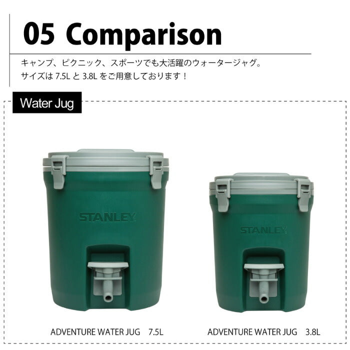 【正規品】スタンレー ウォータージャグ 3.8L ウォーターサーバ 保冷 大容量 ジャグタンク アイスキャッチ付 タンク  | STANLEY