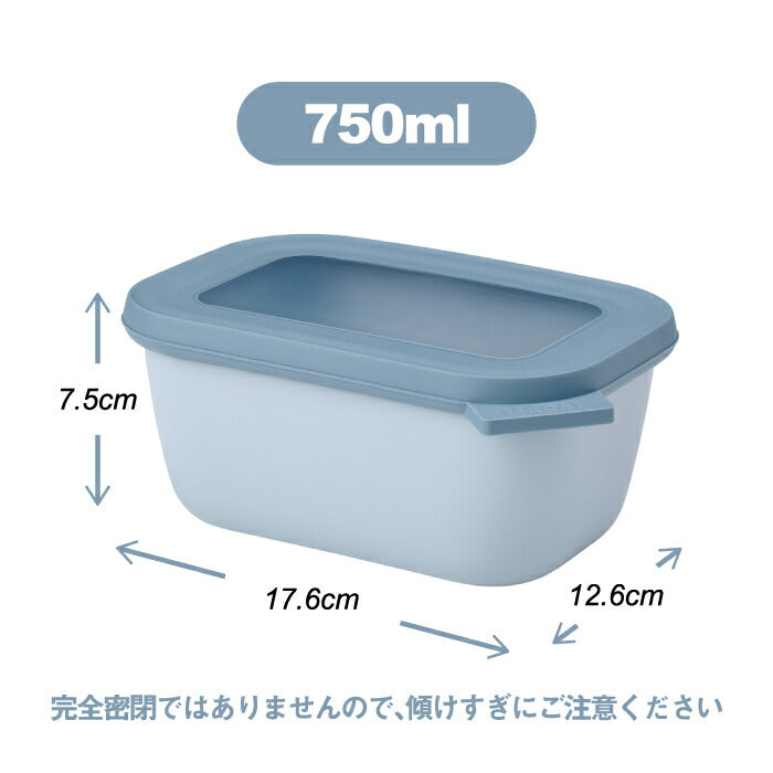 密閉保存容器 750ml フードコンテナ 蓋付き レンジOK 新生活ギフトに