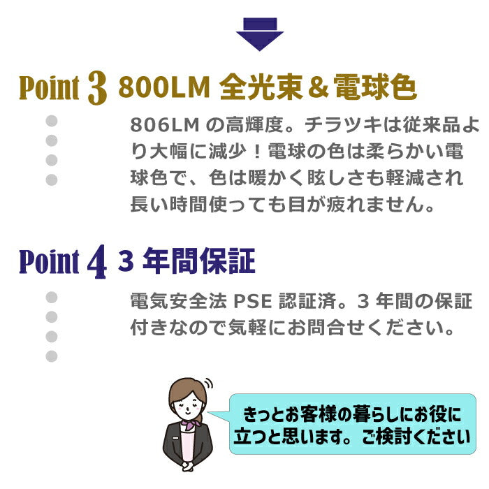 【4個セット】 LED電球 E26口金 電球色 6W 60W形相当 T形タイプ 電球型蛍光灯 EFD25 EFD15形断熱材施工器具対応